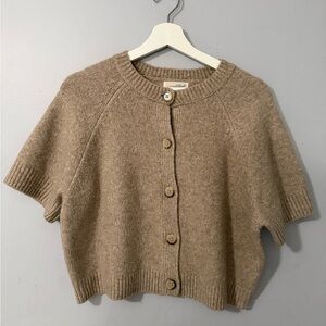 Universal Thread Women's Brown Button-Up Cardigan